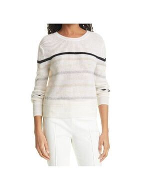 𝅺LINE Label "Iona" Striped Cashmere Sweater Women Sz Xsmall